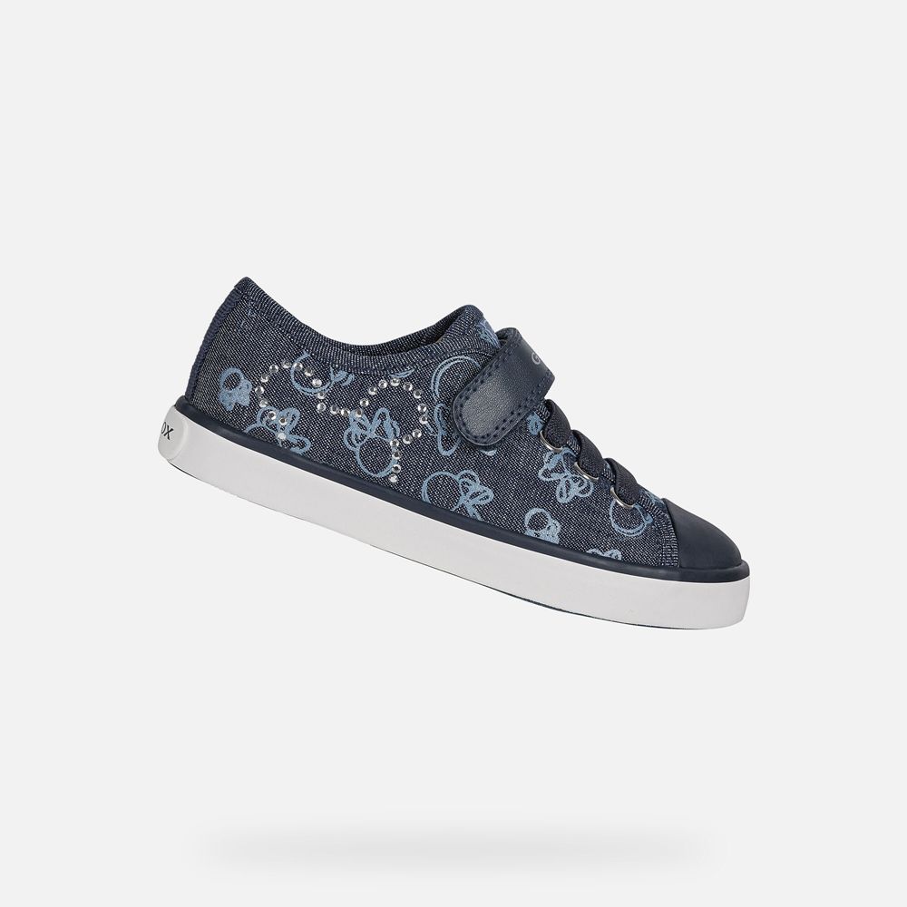 Geox Sneakers Dark Blue Ciak - Geox Girls Shoes - LZHNGW072